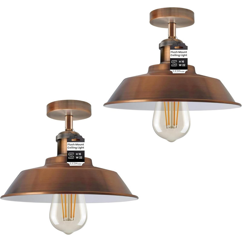 Semi Flush Mount, Copper