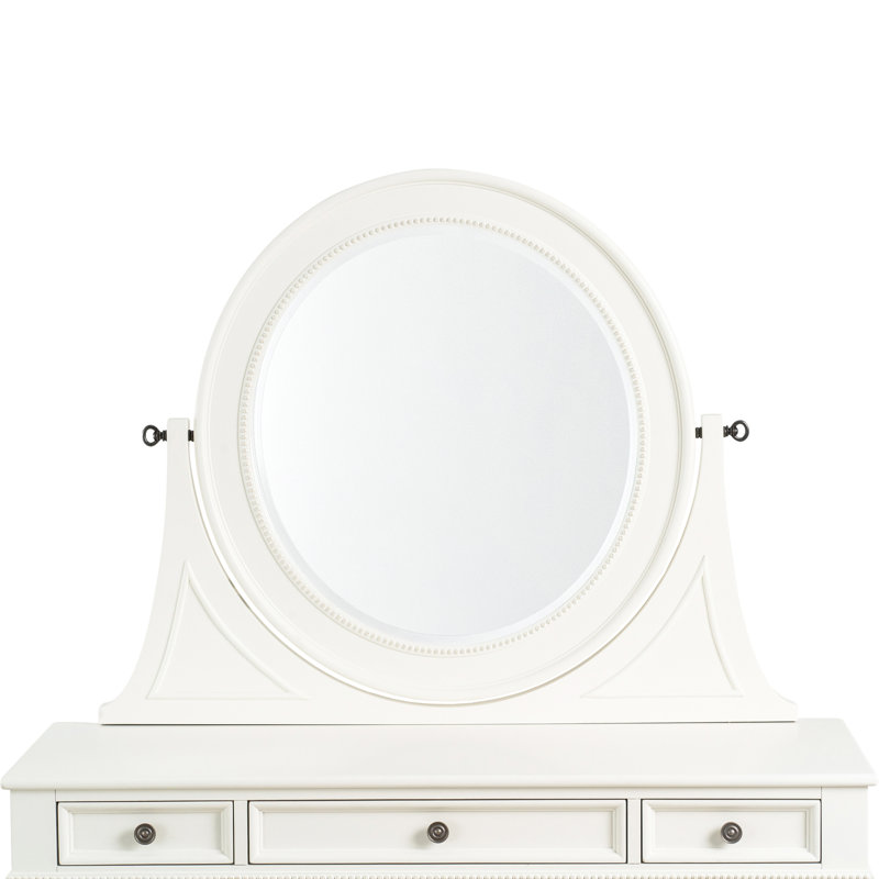 Miroir inclinable réglable Konata, finition dentelle