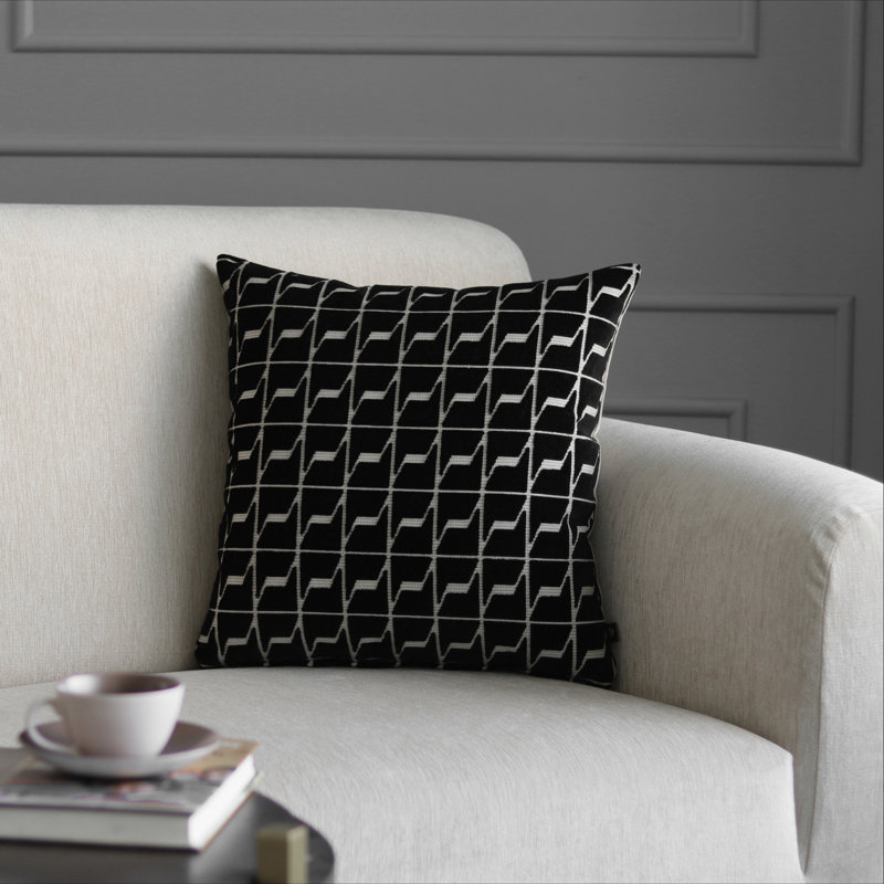 Housse de coussin Palette, Noir