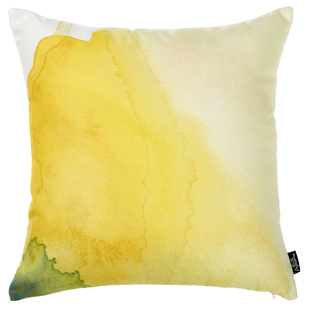 Watercolor Throw Pillow Cover Apolena