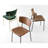 Fifties Metal Chair with Upholstered Seat and Back-34834385-34834386