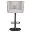 Vesper Swivel Upholstered Stool with Metal Frame-1867692939
