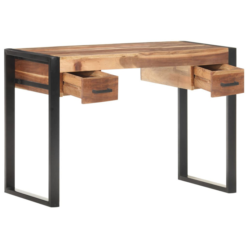 Katrina Desk 110x50x76 cm Solid Wood
