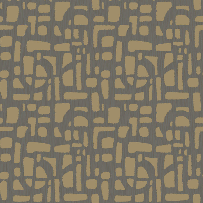 Zen Geometric Paper Roll, Gold