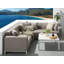 Natiya 223 cm W L-Shaped Patio Corner Sofa with Cushions