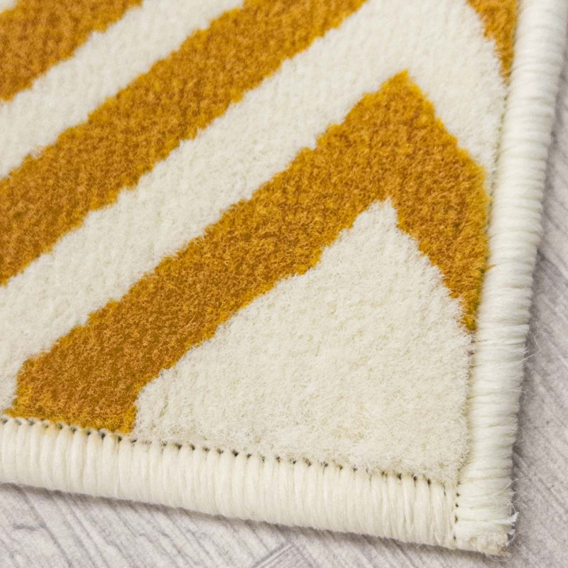 Runner Geometric Area Rug, Runner 60 x 390 cm