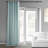 Billiejo Modern Matrix Aqua Printed Cotton Room Darkening Curtains  50"W X 108"LSingle Panel-1806700532