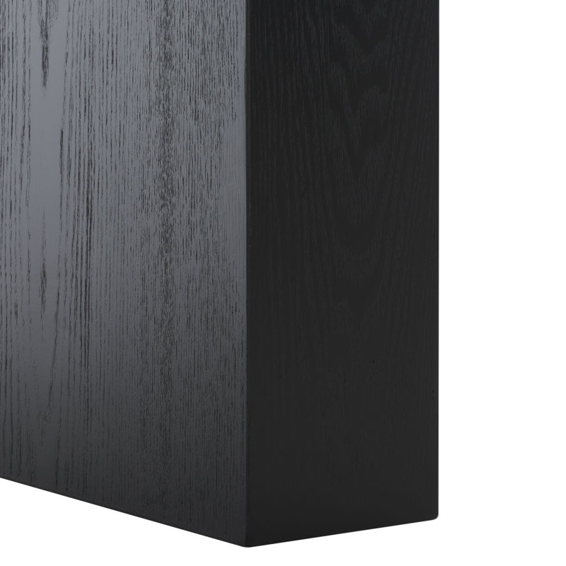 Deborah Solid Wood Writing Desk, Black