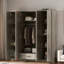 Armoire 4 portes avec 1 tiroir
