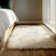 Tapis blanc à poils longs Haja Fluffy
