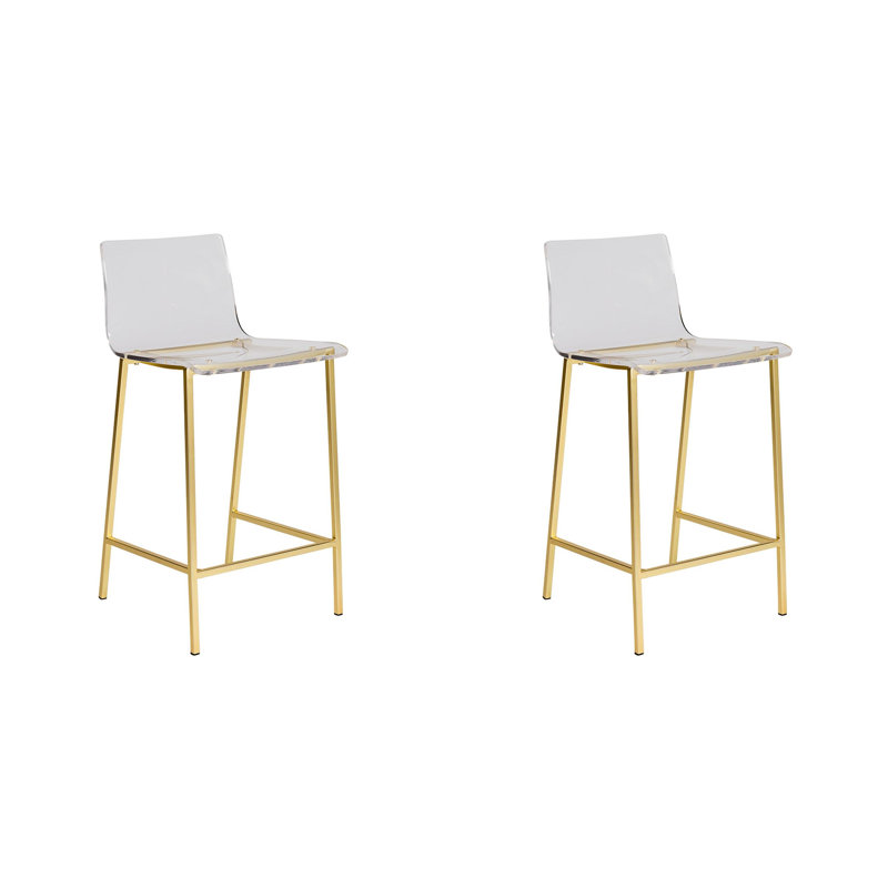 Tabouret de comptoir 26 po Houpt, Doré