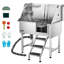 121.9cm H x 96cm W x 62cm D Stainless Steel Dog Grooming Tub