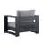Hoyt 37.40” Outdoor Aluminum Armchair-940330891-964042402