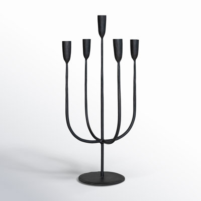Elosie 19.5" Iron Tabletop Candelabra