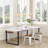18" High Back Side Chair With Wooden Seats-1871023331