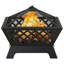 Annarama Square Steel Wood Burning Smokeless Fire Pit