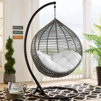 Balancelle d'extérieur Iwal Teardrop par Havenside Home par Modway