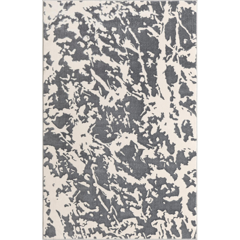 Abstract Indoor Rug, Rectangle 5'3" x 8'