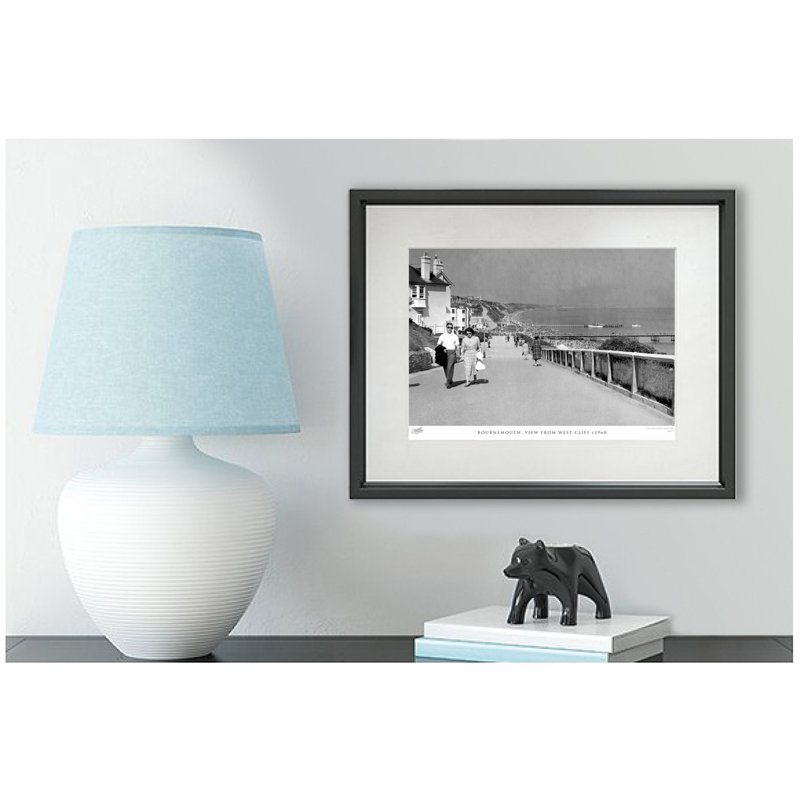 Bournemouth, View From West Cliff C1960 by Francis Frith - Single Picture Frame Print, 60cm H x 80cm W x 2.3cm D
