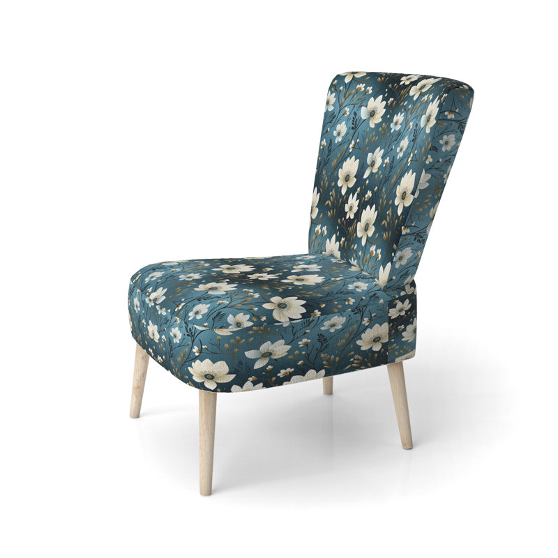 Chaise d'appoint rembourrée Coastal Elegance