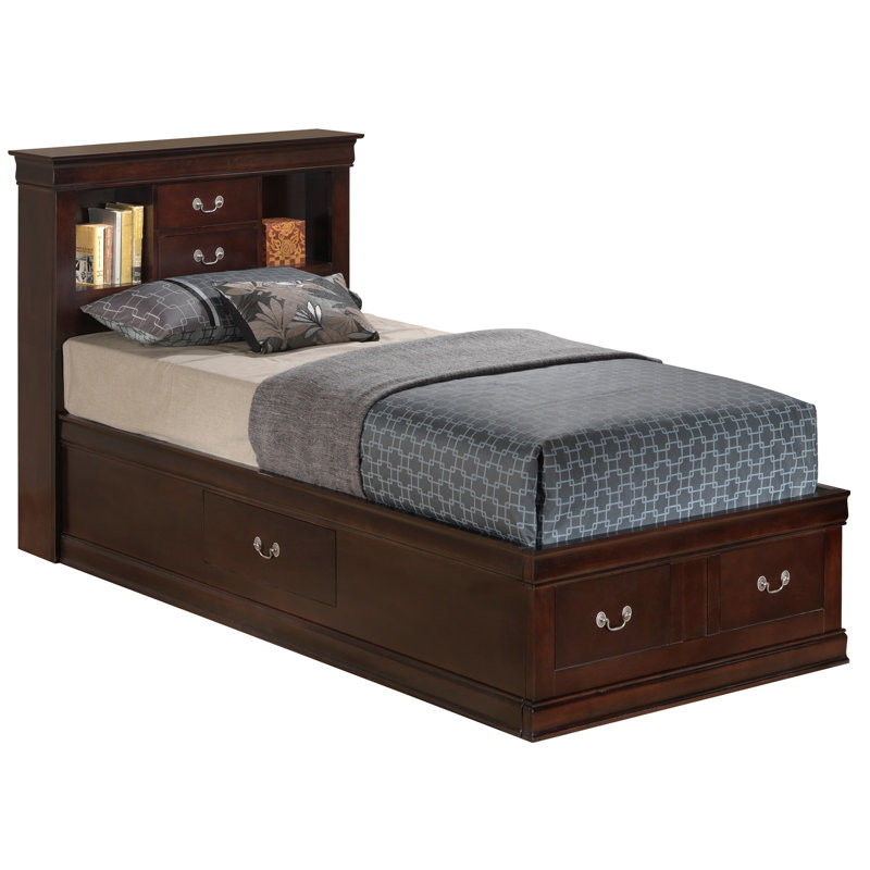 Full Storage Bed , Cappuccino
