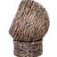 Lit surélevé pour chat surélevé, H 23,5 po, gris avec coussin relaxant pour chats d'intérieur Jusqu'à 8 lb de lit Élégant natté, petit