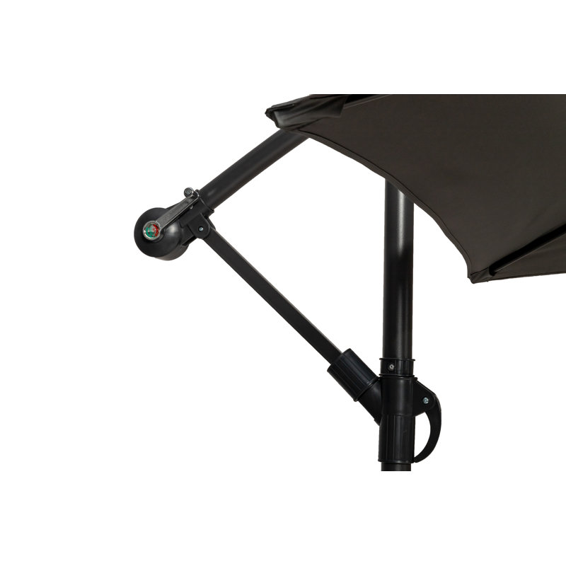 Oyster 3m Standard Cantilever Over Hanging Powder Coated Parasol with Cross Stand This parasol is made using Polyester Fabric which has a Weather-Proof Coating & UPF Sun Protection Level 50
