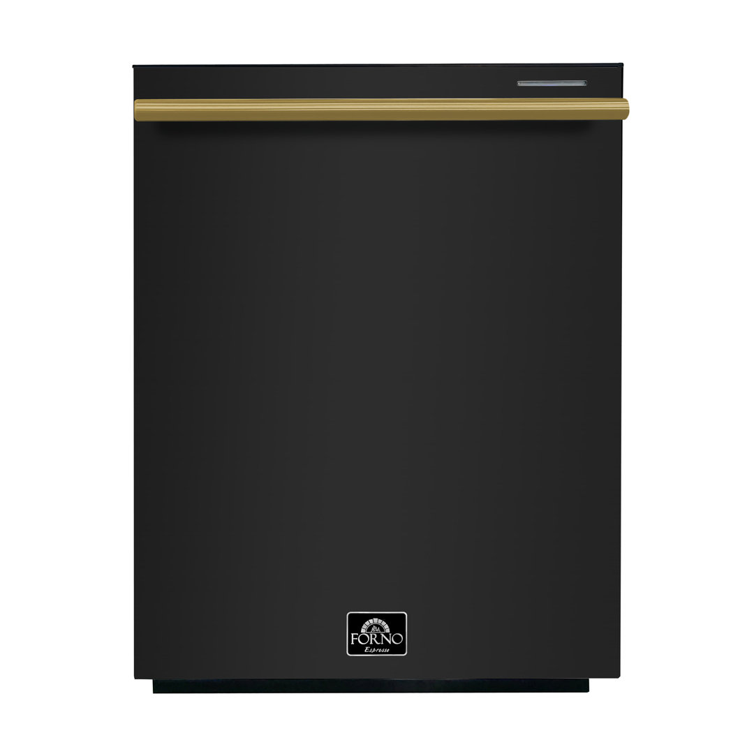 Forno Espresso Pozzo 24 in. Built-In Tall Tub Top Control Black or White Dishwasher, 49 dBA Forno