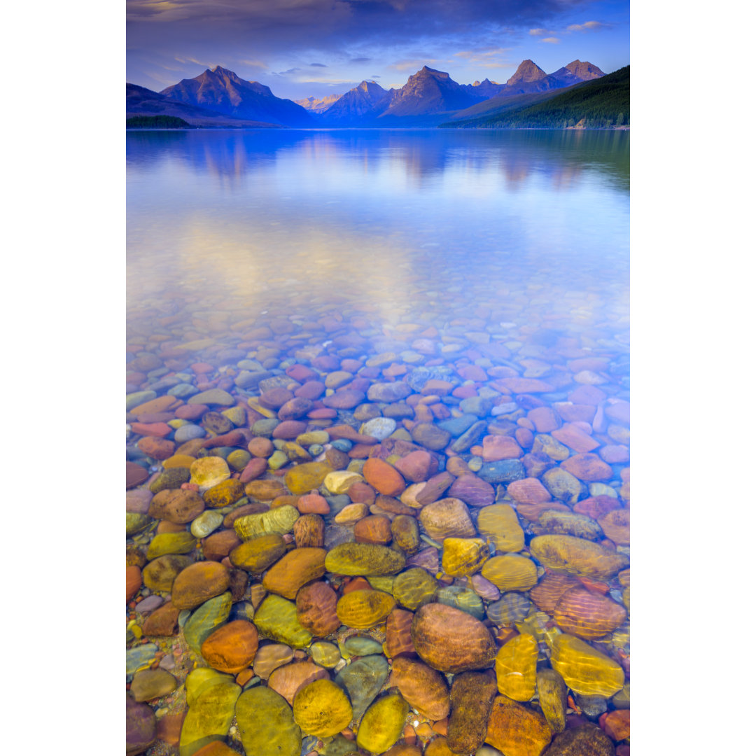 Leinwandbild Glacier National Park von Jazzberry Blue