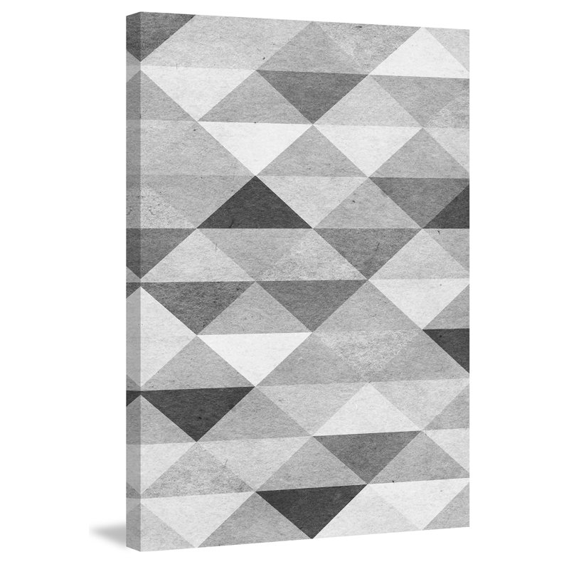 " Chromatic Triangles " by Marmont Hill, 30" H x 20" W x 1.5" D