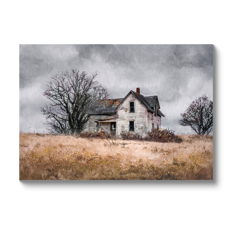 Art mural en toile rustique 24 x 16 pouces à la main - accentué pour la chambre à coucher et la salle de bain