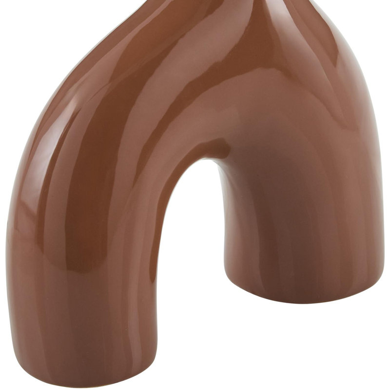 Arlis Ceramic Table Lamp, Brown