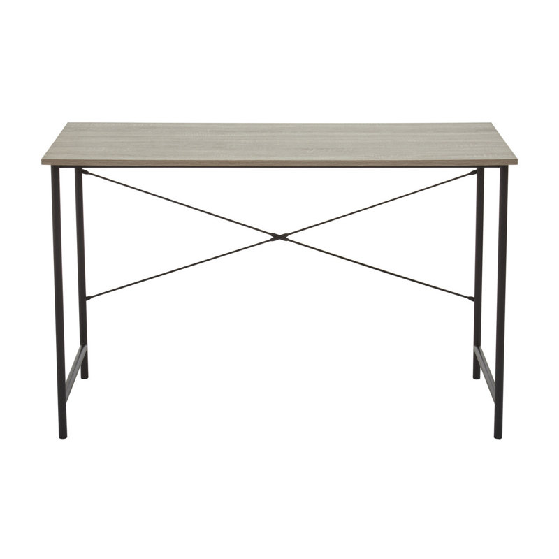 Octa Metal Base Writing Desk, Grey