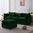 105" Modular Sectional Couch,Upholstered Soft Chenille Fabric Sofa,3 Seater With Ottoman L Shape Sofa-192310043