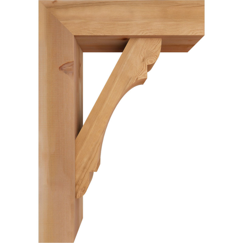 Support de bloc olympique avec entretoise décalée, 38 x 26, Cèdre rouge occidental de l 7 1/2 po (lisse)