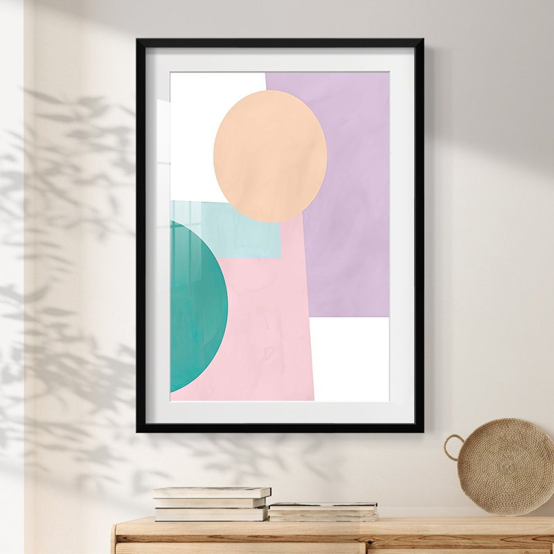Papier Daydream I - impression encadrée, H 25,5 po x l 17,5 po, Noir
