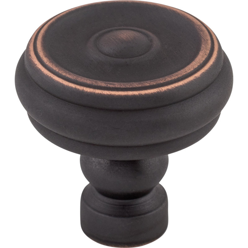 Brixton Button 1 1/4" Diameter Round Knob, Umbrio