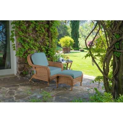 Sea Pines Chair and Ottoman Bundle