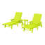 Ensemble de 3 chaises longues inclinables Laguna-68234446