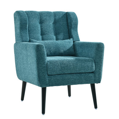 Modern And Comfortable Upholstered Foam Filled Accent Chair For Living Room, Bedroom, And Study, Ideal For Relaxing Reading