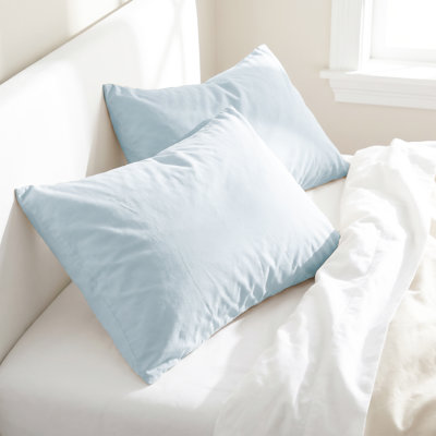 Ensemble de taie d'oreiller 100% coton américain en lin doux (respirant) de qualité hôtel