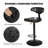 Vedder Swivel Upholstered Adjustable Height Counter Stool