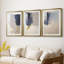ABSTRACT Series cmxxi - impression encadrée sur mesure de qualité supérieure - 3 pièces-73949634-73949638