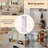 Minimalist Slim Hall Tree with Cabinet & 6 Hanging Hooks - Multi-functional Storage Bench & Coat Rack, Elegant Foyer Cabinet for Hallway & Living Room-717815452