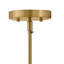 Luminaire campagnard à lumière simple Tori avec abat-jour opale tubé-69559459-69559460