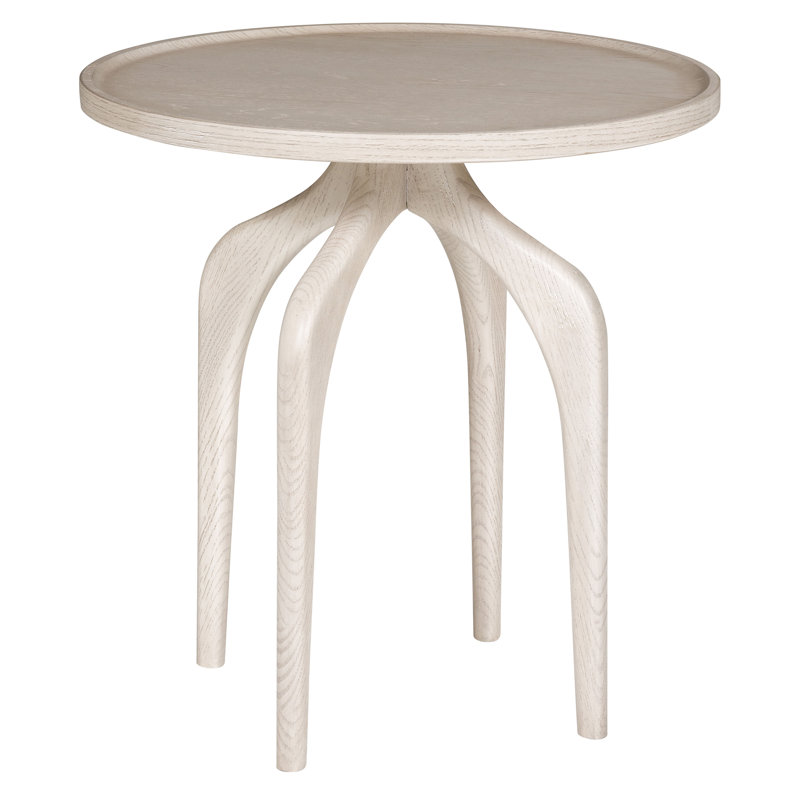 Form End Table, Almond