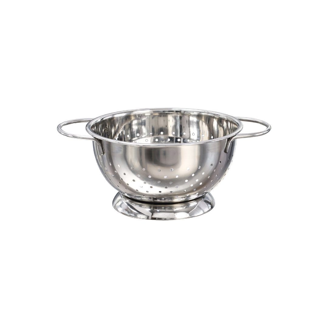 Buckingham Stainless Steel Colander Hemisphere Strainer 7.2 Litres