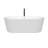 Carissa 67'' x 31.5'' Freestanding Soaking Acrylic Bathtub with Faucet-92721256
