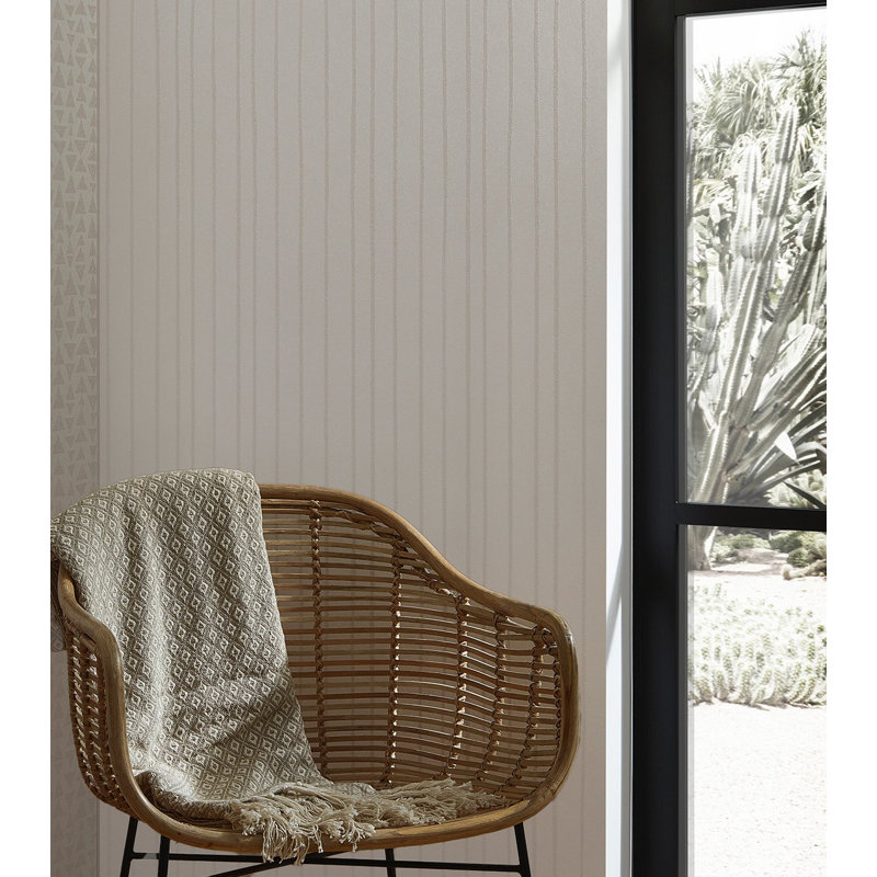 Purity 33cm x 70cm Wallpaper Roll, Cream