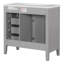 Meuble-lavabo élégant avec rangement spacieux et construction durable, parfait pour les salles de bain organisées et élégantes.